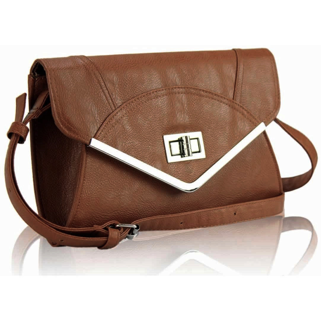 LS Fashion Psaníčko LSE00174 hnědé