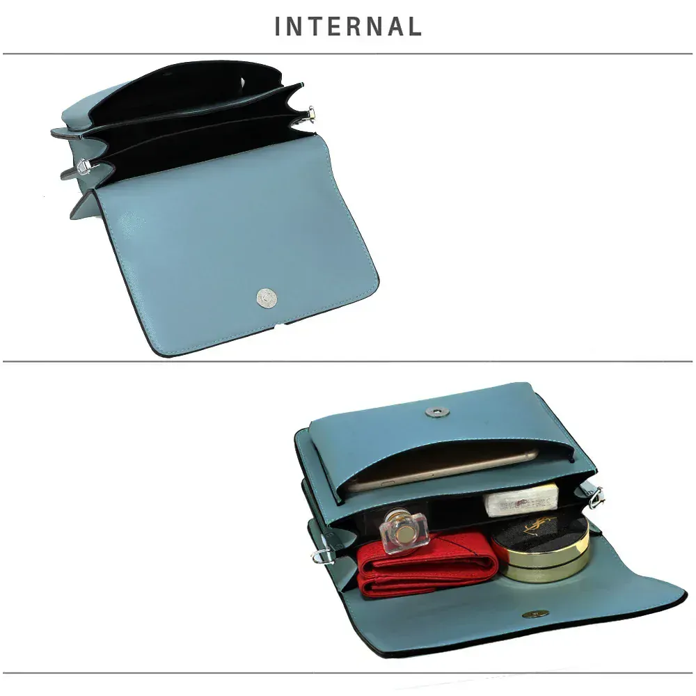 Anna Grace Crossbody kabelka AG00714 modrá