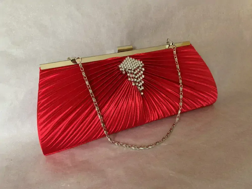 LS Fashion Psaníčko LSE00221 červené