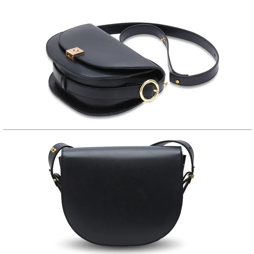 Černá kabelka crossbody Anna Grace AG00658