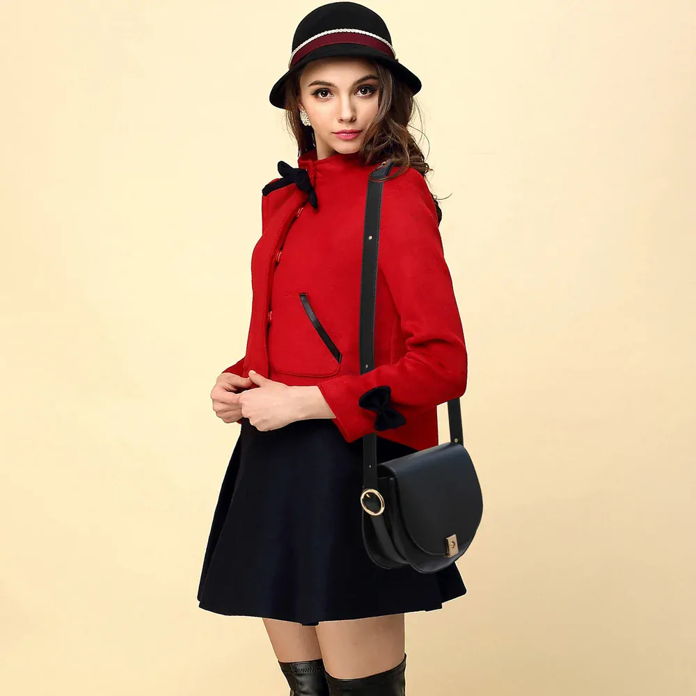 Černá kabelka crossbody Anna Grace AG00658